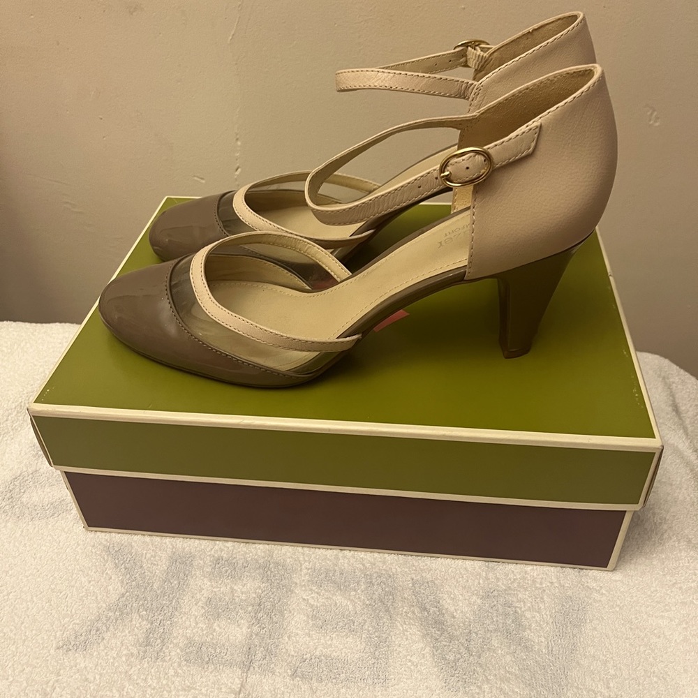 Cream & Grey shoes size 10M